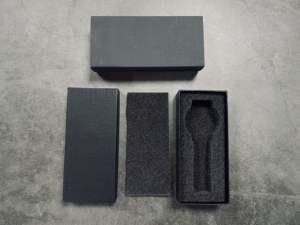 Erdem yeni Trendy açık yüz tasarımı gümüş kuvars cep saati pürüzsüz siyah lehçe alaşım zinciri ile - Product Image 5