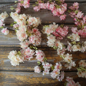 Albero di ciliegio artificiale fiore di Rattan artificiale pera fiori di vite rami interni fiore di ciliegio ramo di fiori per la decorazione della casa - Product Image 3