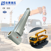 Cylindre hydraulique à double effet à flèche orientable, chromé dur, pour une stabilité au travail et un déplacement facile, avec certification CE