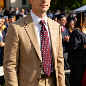 Custom Classic Jacquard Woven <b>Polyester</b> Stripe Necktie for Men Formal Business Wedding - Product Image 1