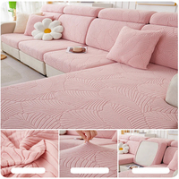Housse de canapé jacquard élastique simple, housse de canapé d'hiver, housses de canapé amovibles pour la décoration du salon à la maison