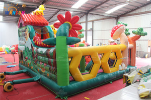 Winsun tùy chỉnh Inflatable trẻ em sân chơi thương mại Inflatable công viên sân chơi Bee Jungle chủ đề Sân chơi bơm hơi - Product Image 4