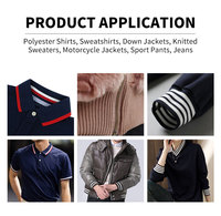 Usine OEM ODM : Col et poignets en tricot jacquard côtelé personnalisés, col de t-shirt en coton côtelé, tricot côtelé élastique rayé pour vêtements