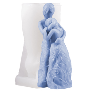 Molde de vela de silicona para abrazos de madre e hijo, decoración del Día de la madre, decoración del hogar, molde de vela perfumada - Product Image 6