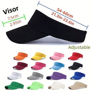 Custom Logo Visors <b>Hat</b> Embroidery Print Empty <b>Top</b> Football Shade Cap Vicera Deportiva Para El Sol Viseira Visor - Product Image 3