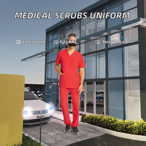 Custom Medical <b>Scrub</b> <b>Sets</b> for Hospital Use Unisex Professional <b>Scrubs</b> Uniform - Product Image 2
