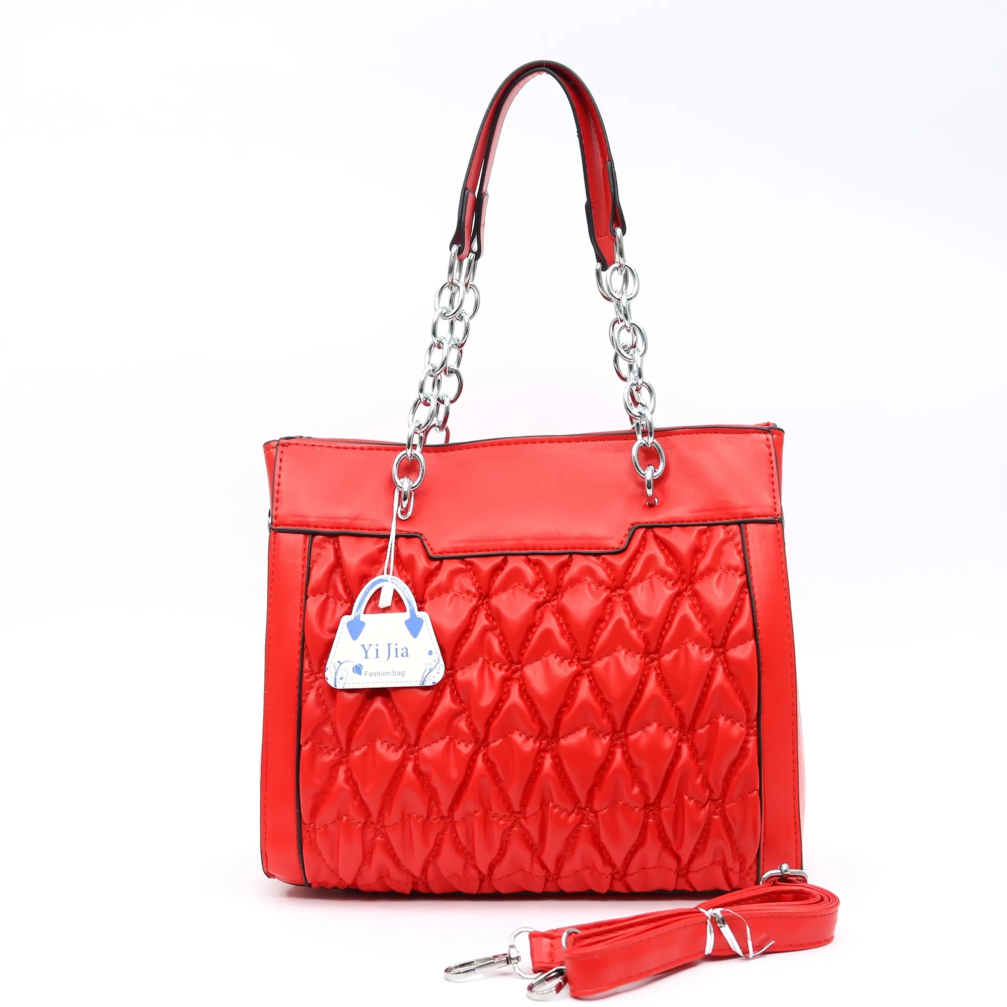 Yi Jia High Quality Casual Custom Pu Women Shoulder Bag Hand Luxury Soft Shoulder Bag for Ladies