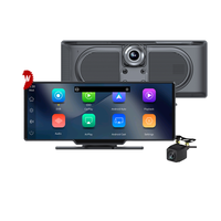 10.26 pouces 4K 3840*2160P Dash Cam Carplay & Android Auto voiture tableau de bord enregistrement vidéo WIFI boucle enregistrement téléphone APP voiture Dvr