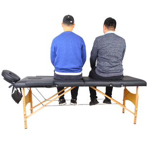 เตียงนวดไม้ขายดี เตียงเสริมสวยพับได้ เตียงสปา เตียงนวดน้ำหนักเบา ปรับระดับความสูงได้ เตียงสำหรับผู้ป่วยนอกสถานพยาบาล - Product Image 4