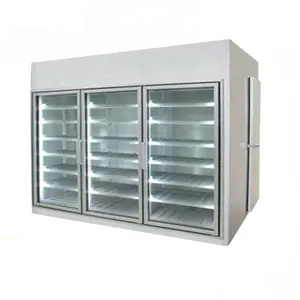 supermarket commercial chiller walk in freezer cooler