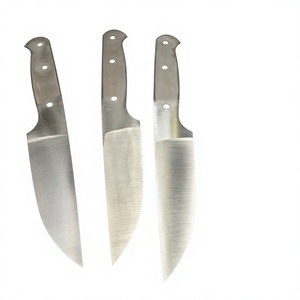 Hoja de cuchillo de pelar de acero inoxidable DIY con punta clip y espiga completa para fabricación de cuchillos - Product Image 1