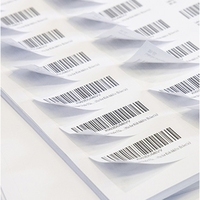 Autocollants d'adresse personnalisés A4, code-barres SKU, 8,5 x 11 pouces, blancs, autocollants d'expédition pour imprimante laser/jet d'encre