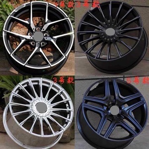 Nuevas Llantas Mercedes-E300GLK <span class=keywords><strong>Maybach</strong></span> de 17-20 Pulgadas, Aleación de Aluminio Forjado, Negro <span class=keywords><strong>Mate</strong></span>, 40 mm ET, Ajuste Universal - Product Image 4