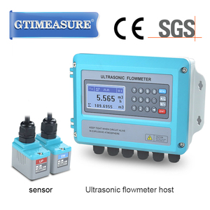 Wall Mounted Clamp-On Ultrasonic Flow Meter DN15-DN700 4-20mA RS485 Non-Invasive Water Liquid Flowmeter IP65 CE - Product Image 4