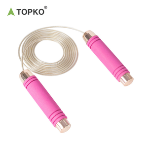 <span class=keywords><strong>Corde</strong></span> à <span class=keywords><strong>sauter</strong></span> portable haut de gamme pour l'extérieur avec poignées en mousse, <span class=keywords><strong>corde</strong></span> à <span class=keywords><strong>sauter</strong></span> simple durable de 3 m - Product Image 2