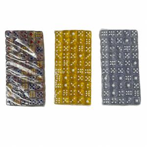 10mm Transparent Colored <b>Dice</b> 1cm Small Acrylic <b>Dice</b> Mini Colored <b>Dice</b> 100pcs/<b>Bag</b> - Product Image 3