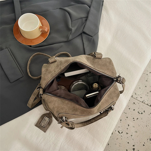 Phụ Nữ Mới Của Cổ Điển Vai Túi PU Da Du Lịch Ví Thời Trang Túi Xách Cho Công Việc Mua Sắm Giản Dị Màu Rắn Totes 2024 - Product Image 6