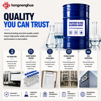 Agent de gonflage industriel au pétrole liquéfié (pentane) CAS 109-66-0 99,5 % pour la production de panneaux sandwich en mousse PU et de panneaux isolants PIR - Fournisseur de produits chimiques