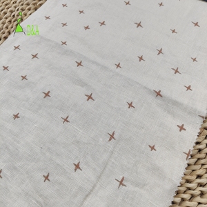 Nhà cung cấp Trung Quốc vải lanh in 100% nguyên chất dùng cho may mặc - Product Image 4
