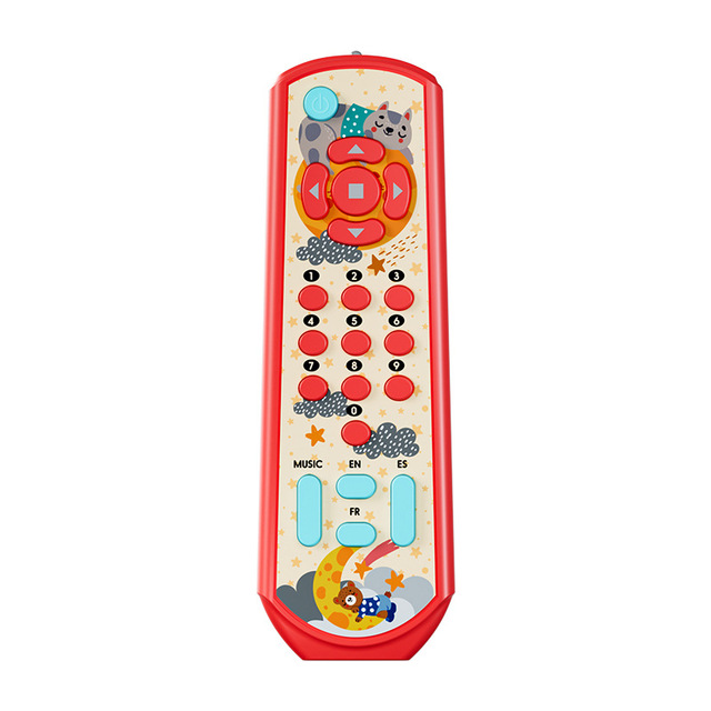 Simulated TV Multi-function Remote Control English-learning Remote Early Education Brain-training Cognitive Plastic