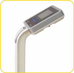 เครื่องชั่งน้ำหนักทางการแพทย์แบบชาร์จไฟได้ รับน้ำหนัก 200กก. 250กก. ได้รับการรับรองมาตรฐาน CE ความสูง 210 ซม. และเครื่องชั่งวัดค่าดัชนีมวลกาย รุ่น 826 - Product Image 2
