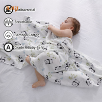 Nouveautés : Coffret Cadeau d'Emmaillotage pour Nouveau-né, Couverture Douillette en Mousseline de Bambou et Coton pour Bébé
