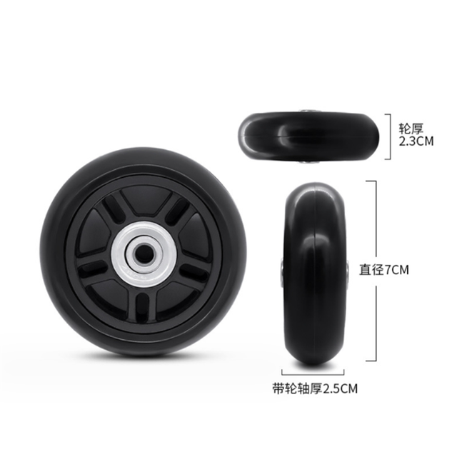 40mm 50mm 60mm 70mm 80mm 90mm Luggage Caster Wheel Repair Suitcase Luggage Replacement Wheels
