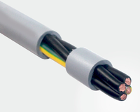 Cable de Control Flexible LiYY, Estándar DIN, Multifilar, PVC, Sin Blindaje, Cable de Señal de 26 AWG a 14 AWG, Cable para Instrumentos