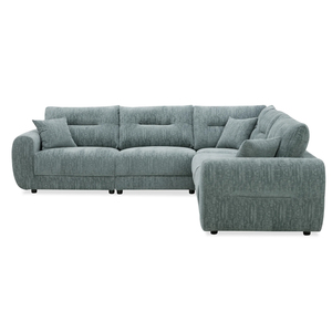 Canapé modulaire en forme de L HCT09 en mousse haute densité, collection Cloud, moderne, garantie 5 ans, pour salon - Vente directe usine - Product Image 3