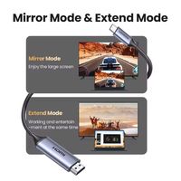Câble UGREEN USB C vers HDMI compatible 8K, 8K/60Hz, 4K/120Hz pour MacBook Pro, iMac, iPad Pro, Samsung Galaxy, USB C vers HDMI 2.1