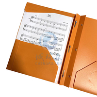Carpeta de Archivos A4 con 3 Ranuras para Tarjetas de Visita, Portadocumentos Personalizado para Presentaciones