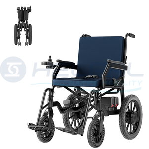 Hubang Shanghai D3-A Tank 48cm Wide Load 150kg Bariatric Brushless Motor Lithium Battery <strong>Reclining</strong> Electric <strong>Wheelchair</strong> - Product Image 3