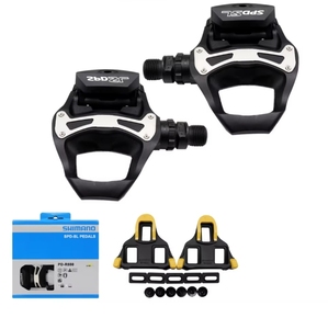 Pedales de Bicicleta de Carretera de Carbono con Bloqueo Automático <span class=keywords><strong>Shimano</strong></span> PD-R540 <span class=keywords><strong>R550</strong></span> 5800 R7000 R8000 con Placas de Bloqueo SM-SH11 SH12 SH10 - Product Image 1