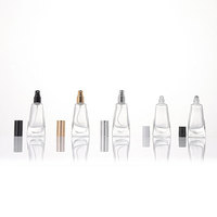 Flacon de parfum miniature portable en verre, format voyage, rechargeable, flacon pulvérisateur vide, conteneur de parfum pour échantillons et voyages