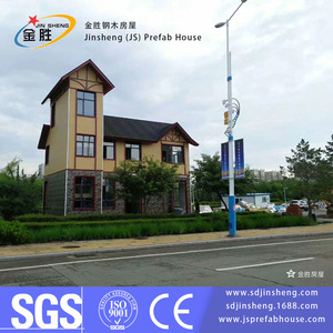 Jinsheng (JS) <b>Prefab</b> <b>House</b> Light Steel Frame Traditional Design Villa Total Project Solution - Product Image 3