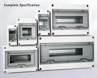 Boîtier de distribution de jonction MCB en plastique ABS pour extérieur série CE HT, étanche à l'eau et à la poussière, boîtier d'instruments électroniques IP65