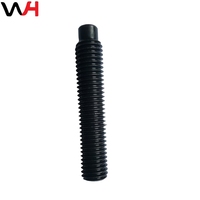 Vis sans tête à clé allen M8 * 50 DIN915 vis de réglage à six pans creux en acier allié oxyde noir avec pointe de chien