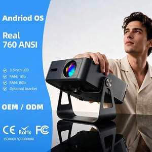 Projecteur intelligent A005, courte portée, résolution native 1080P, 600 ANSI, Android 11, 4K professionnel, MINI LED, WiFi, correction automatique de la distorsion trapézoïdale, compatible 3D, HIFI - Product Image 1