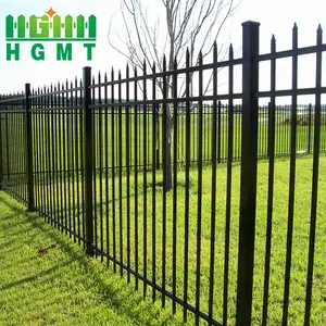 Custom Size 8ft 4ft Aluminium Steel Matting Fence Waterproof Residential Tubular Driveway Gate Design for Security Welding Panel