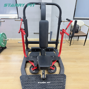 Máquina de Gimnasio Comercial para Ejercicios de Fuerza, Máquina de Pecho, Espalda y Hombros, Máquina Combinada de Pectorales y Espalda con Placas de Peso - Product Image 3