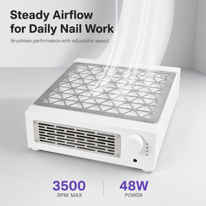 Aspiratore Professionale per Unghie Wellstry X40 Pro 2026, Potente Aspirazione 48W, 3500 RPM, Strumento per Manicure e <span class=keywords><strong>Pedicure</strong></span> in ABS+Alluminio - Product Image 4
