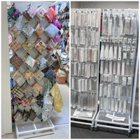 Étagère de présentation en métal réglable, moderne, portable, détachable et multifonctionnelle pour l'affichage de produits en magasin d'alimentation et de snacks
