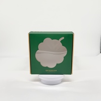 Boîte en papier écologique verte en gros avec fenêtre en forme de nuage pour l'emballage de biscuits et de snacks de boulangerie
