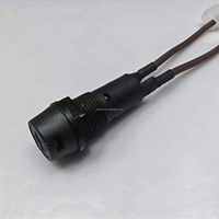 Porte-fusible à cartouche pour montage sur panneau 5x20mm 10A 250V R3 H3 PTF OP MF Connecteur de câble d'extension Boîtier en bakélite Contact en laiton