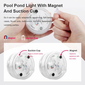 13 Led Zwembad Verlichting Oplaadbare IP68 Waterdichte Rf Afstandsbediening Dompelpompen Lights Battery Operated Vijver Aquarium Onderwater Lamp - Product Image 5