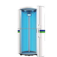 Cosmedico Lit de bronzage vertical sur pied, machine de bronzage par pulvérisation corps entier avec écran tactile