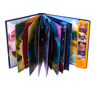 Livre sonore à huit boutons pour enfants Livre de musique éducatif à bouton-poussoir OEM pour 2 4 ans pour apprendre à lire l'arabe français - Product Image 5