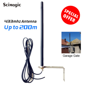 <span class=keywords><strong>Antenne</strong></span> RF externe en métal SMG-433MHZ Scimagic pour amplificateur d'amélioration du Signal de la télécommande de <span class=keywords><strong>porte</strong></span> de <span class=keywords><strong>Garage</strong></span> 433.92MHz - Product Image 3