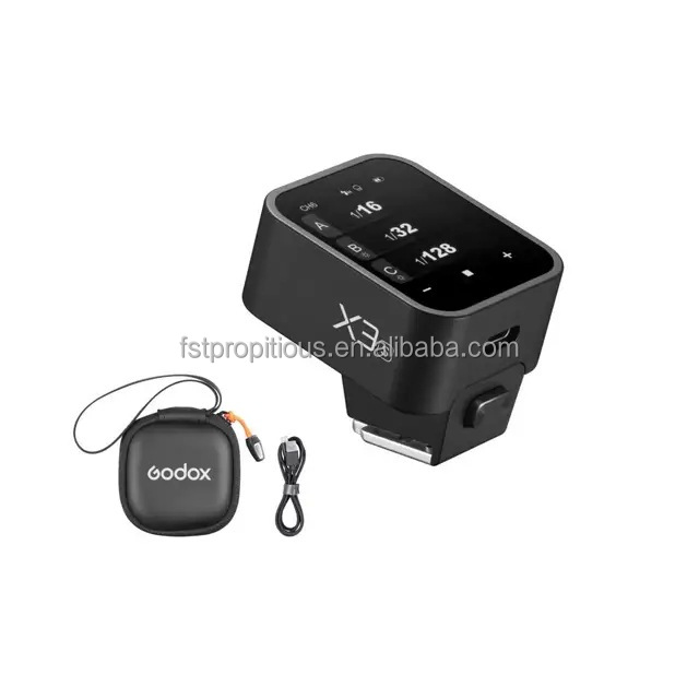 Godox- X3 TTL Wireless Flash Trigger Portable Lightweight Flash With OLED Touch Screen Control at Your Fingertips Stocks