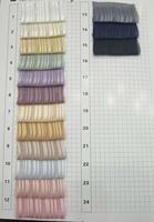 Tissu de hijab en polyester chiffon jacquard à rayures argentées A3, résistant aux plis, pour le marché d'Arabie Saoudite, de Dubaï et du Golfe